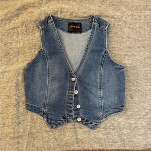 Dylan Ryan NYC Blue Denim Vest
